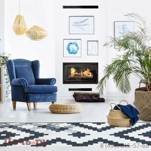 Каминная чугунная топка Kaw-Met W16 9,4кВт Eko фото 3