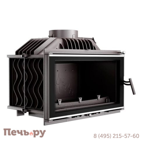 Каминная чугунная топка Kaw-Met W16 9,4кВт Eko фото 7