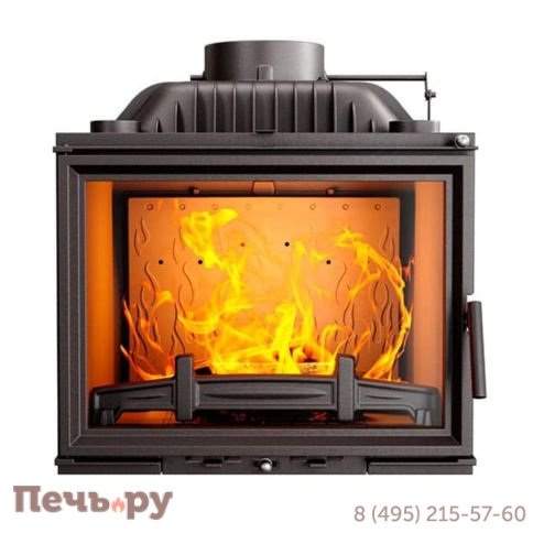 Каминная чугунная топка Kaw-Met W17 12,3 кВт Eko фото 3