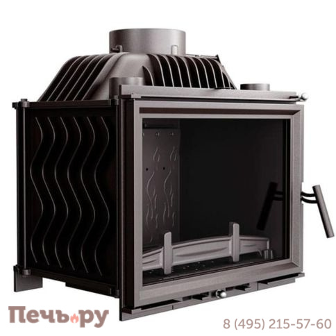 Каминная чугунная топка Kaw-Met W17 12,3 кВт Eko фото 6
