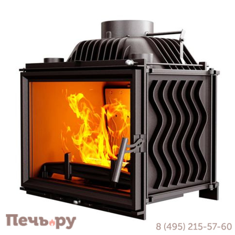 Каминная чугунная топка Kaw-Met W17 12,3 кВт Eko фото