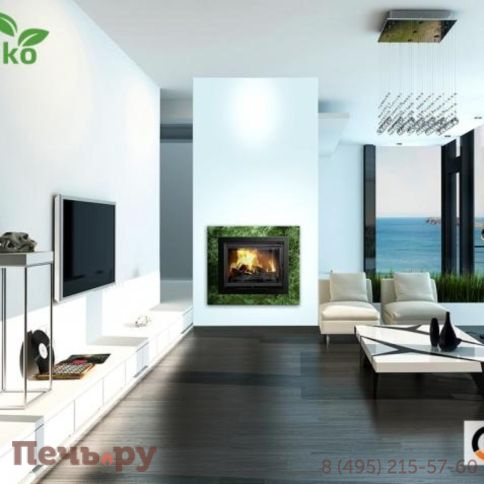 Каминная чугунная топка Kaw-Met W17 14 кВт фото 3