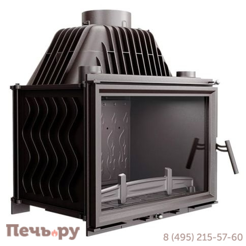 Каминная чугунная топка Kaw-Met W17 14 кВт Dekor фото 10