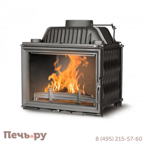 Каминная чугунная топка Kaw-Met W17 14 кВт фото