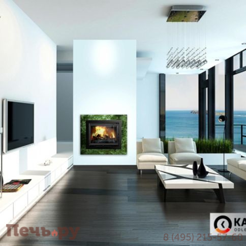 Каминная чугунная топка  Kaw-Met W17 16,1 кВт Eko фото 3