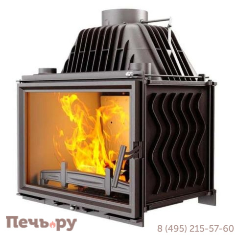 Каминная чугунная топка  Kaw-Met W17 16,1 кВт Eko фото
