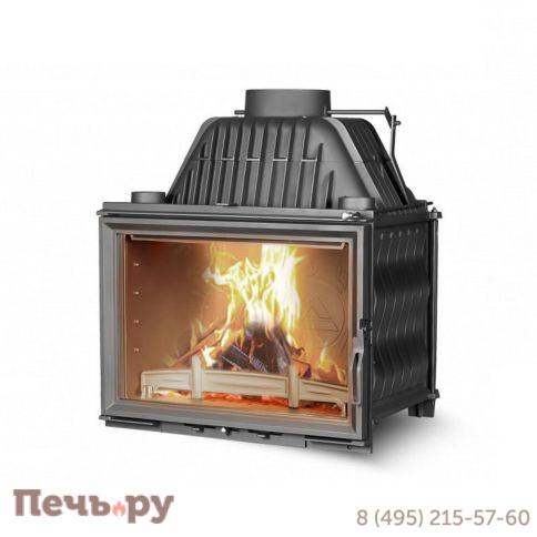 Каминная чугунная топка Kaw-Met W17 16 кВт фото