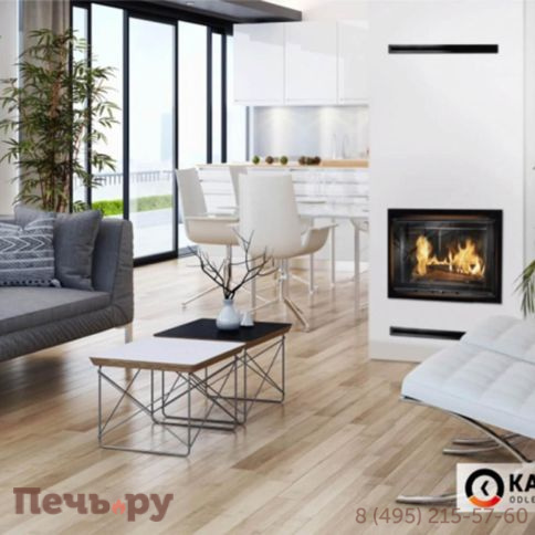 Каминная чугунная топка Kaw-Met W17 Dekor 12,3 кВт Eko фото 6