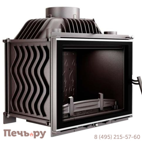 Каминная чугунная топка Kaw-Met W17 Dekor 12,3 кВт Eko фото 7