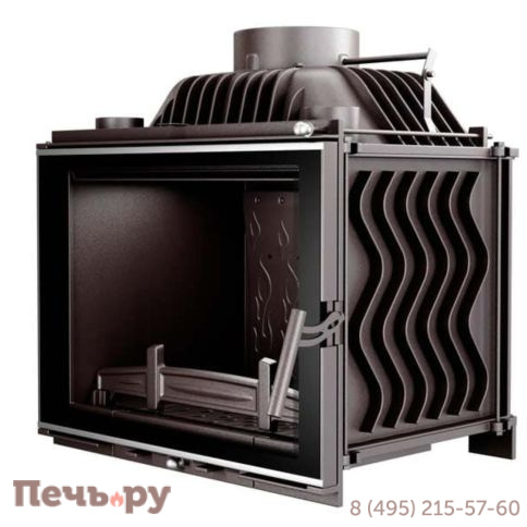 Каминная чугунная топка Kaw-Met W17 Dekor 12,3 кВт Eko фото 10
