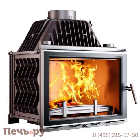 Каминная чугунная топка  Kaw-Met W17 Dekor 16,1кВт Eko фото 4