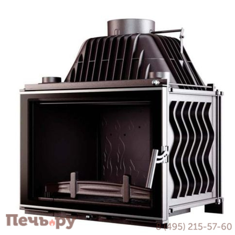 Каминная чугунная топка  Kaw-Met W17 Dekor 16,1кВт Eko фото 8