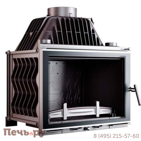 Каминная чугунная топка  Kaw-Met W17 Dekor 16,1кВт Eko фото 9