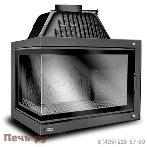 Каминная чугунная топка  Kaw-Met W17B decor 16,1 кВт EKO фото 4