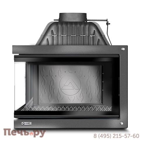 Каминная чугунная топка  Kaw-Met W17B decor 16,1 кВт EKO фото