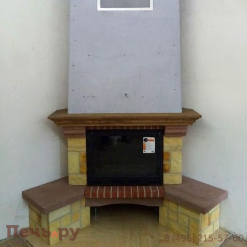 Каминная чугунная топка  Kaw-Met W2 14,4кВт фото 8