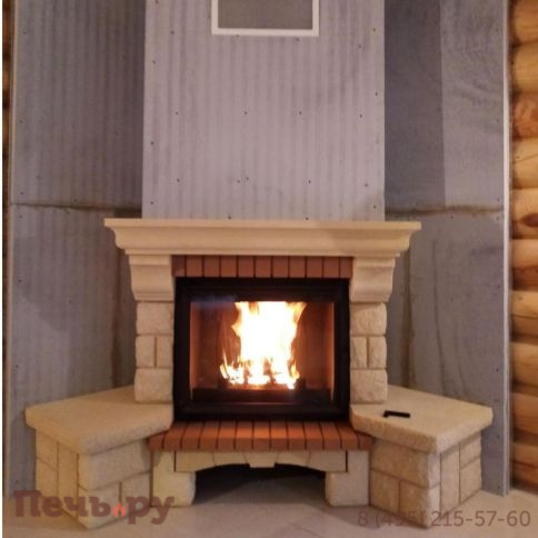 Каминная чугунная топка  Kaw-Met W2 14,4кВт фото 10