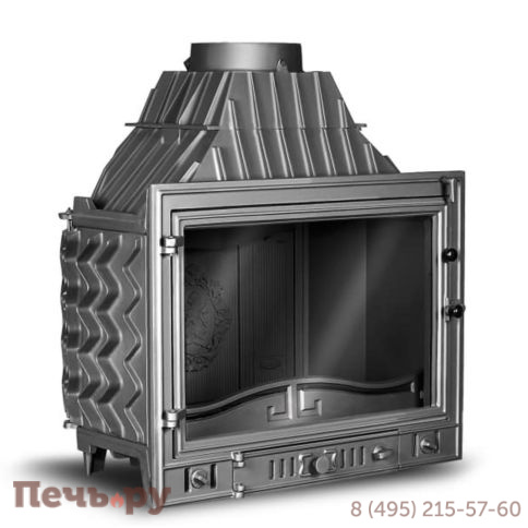 Каминная чугунная топка  Kaw-Met W3 16,7 кВт фото 6