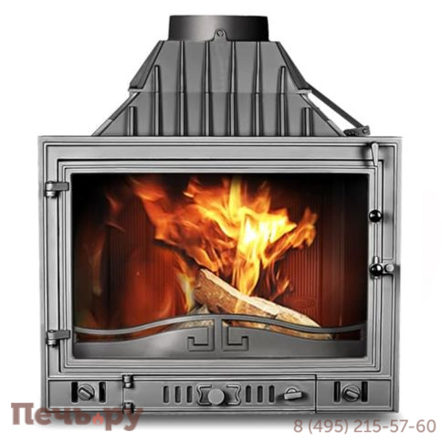 Каминная чугунная топка  Kaw-Met W3 16,7 кВт фото 7