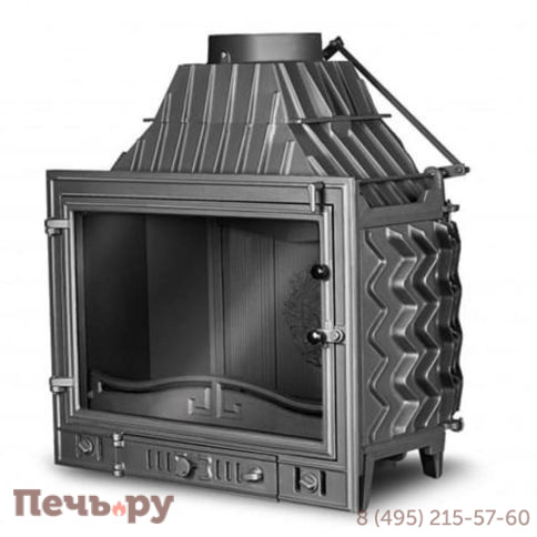 Каминная чугунная топка  Kaw-Met W3 16,7 кВт фото 9