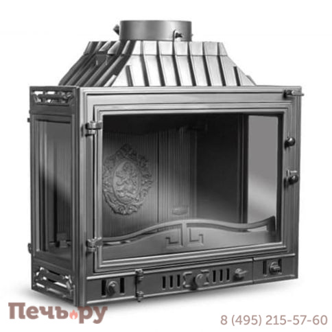 Каминная чугунная топка  Kaw-Met W4LP (3 стекла) 14,5 кВт фото 9