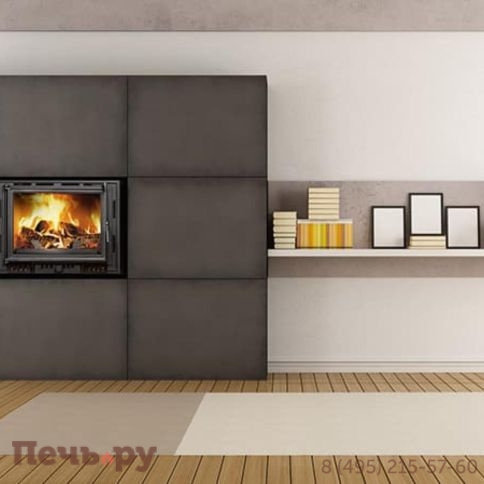 Каминная чугунная топка Kaw-Met W6 13,7 кВт фото 6