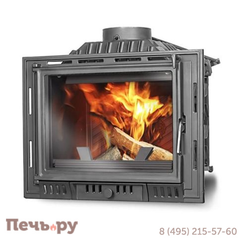 Каминная чугунная топка Kaw-Met W6 13,7 кВт фото