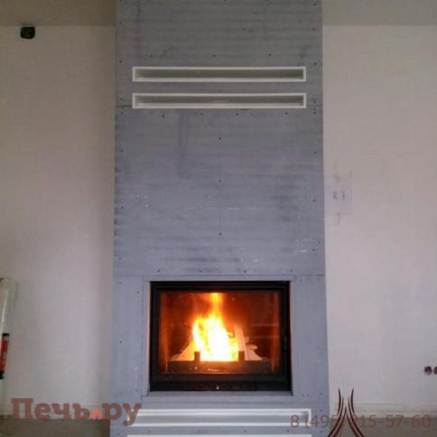 Каминная чугунная топка Kaw-Met W8 17,5 кВт Eko фото 4