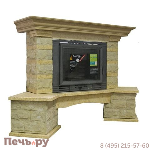 Каминная облицовка Bella Italia Daria 700 угловая фото