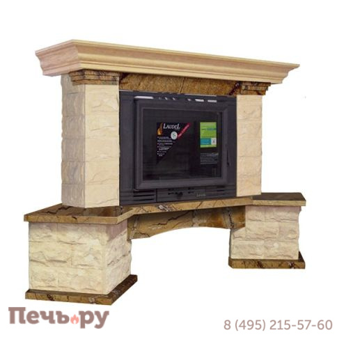 Каминная облицовка Bella Italia Diana 800 угловая фото