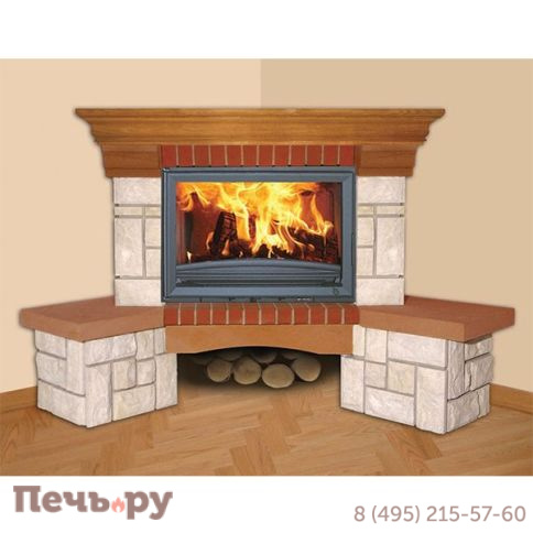 Каминная облицовка Bella Italia Lukrecjia 800 угловая фото