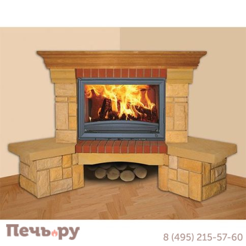 Каминная облицовка Bella Italia Marta 800 угловая фото