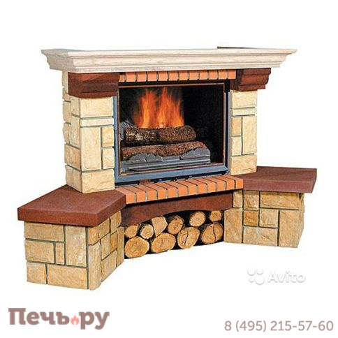 Каминная облицовка Bella Italia Princessa 800 угловая фото