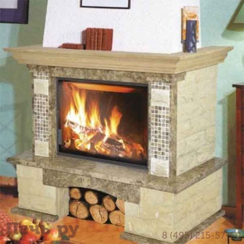 Каминная облицовка Bella Italia Saba 700 пристенная фото 3