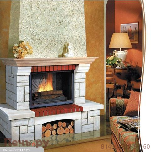 Каминная облицовка Bella Italia Stella 800 пристенная фото 3
