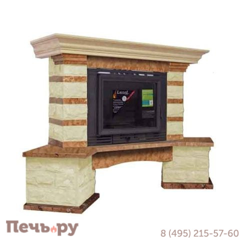 Каминная облицовка Bella Italia Venera 800 угловая фото