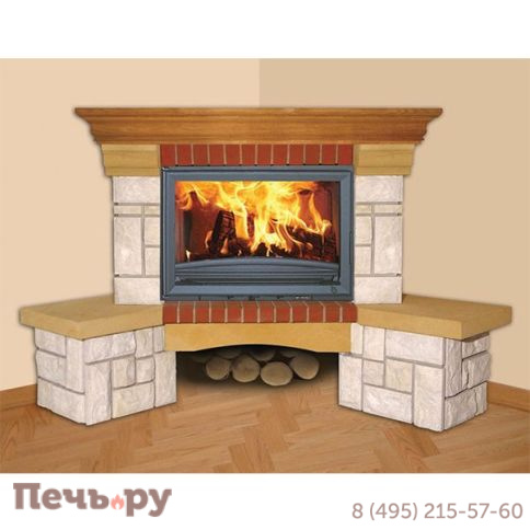 Каминная облицовка Bella Italia Venus 700 угловая фото