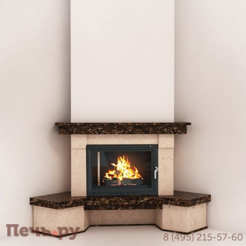 Каминная облицовка FireBird Амур угловой (для топок Antek) фото