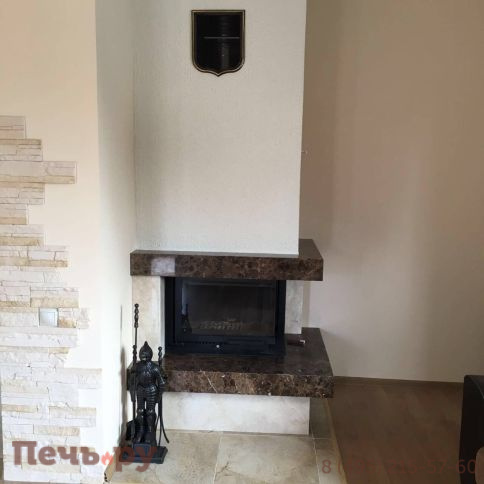 Каминная облицовка FireBird Онега (для топки Zuzia/LP/BS/G) (угловое стекло слева-справа, гильотина) фото 4