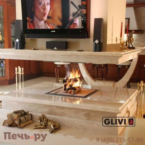 Каминная облицовка Glivi Индиго фото