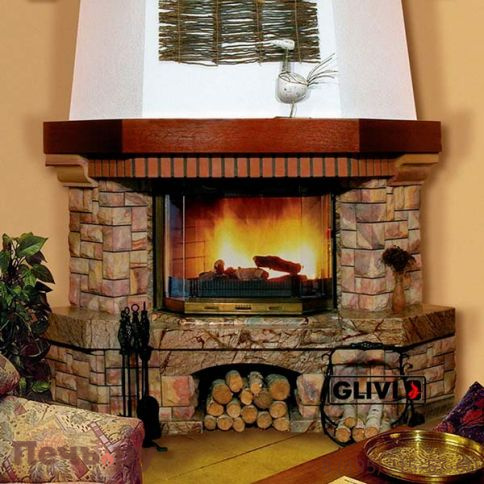 Каминная облицовка Glivi Латгалия(угловой) фото