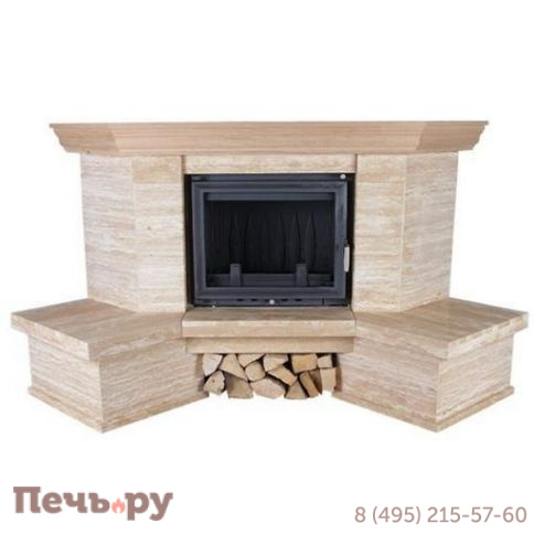 Каминная облицовка Kratki Taormina угловая (Oliwia, Wiktor) фото