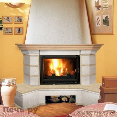 Каминная облицовка MadeIra Daniella Giallo мраморная балка угол фото