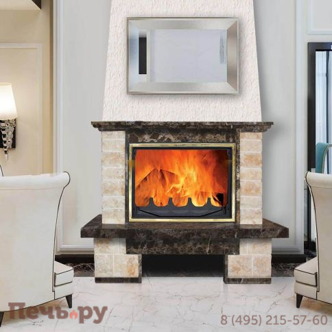 Каминная облицовка MadeIra Veronica (emperador + sunny yellow) фото 3