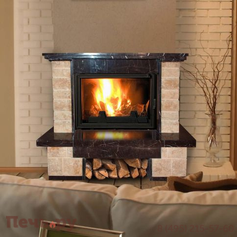 Каминная облицовка MadeIra Veronica (emperador + sunny yellow) фото 4