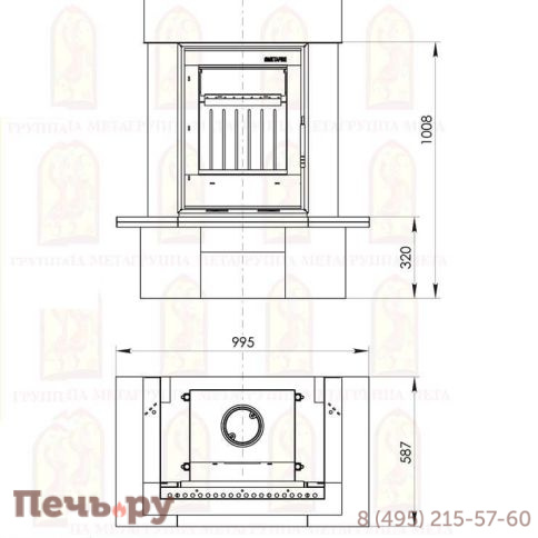 Каминная облицовка Мета Толедо 508 фото 3