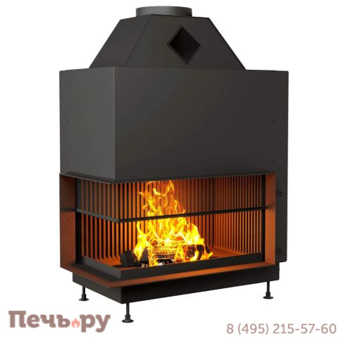 Каминная топка Астов с сеткой О2С 90/50 L/R фото 3