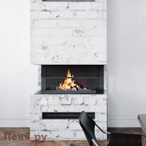Каминная топка Астов с сеткой О3С 97/50 фото 3
