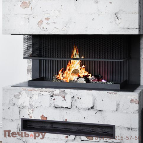 Каминная топка Астов с сеткой О3С 97/50 фото 5