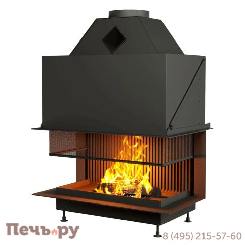 Каминная топка Астов с сеткой О3С 97/50 фото